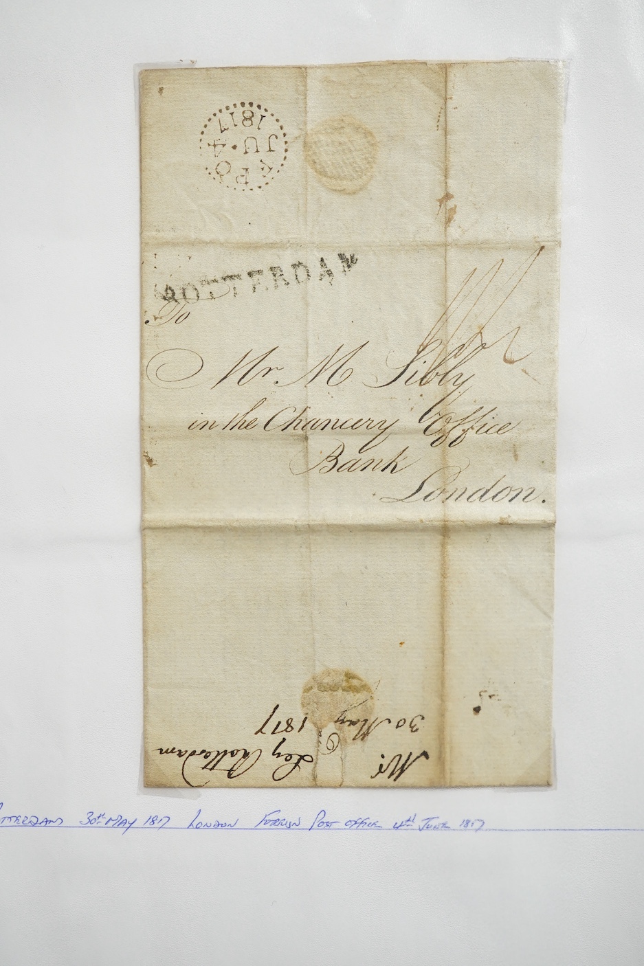 A collection of fifty early nineteenth century Georgian and Victorian franked postal covers, Victoria pre-paid ‘letter cards’ and post cards, railway Dividend Statement, Registered Letters, Fire Office statements, letter